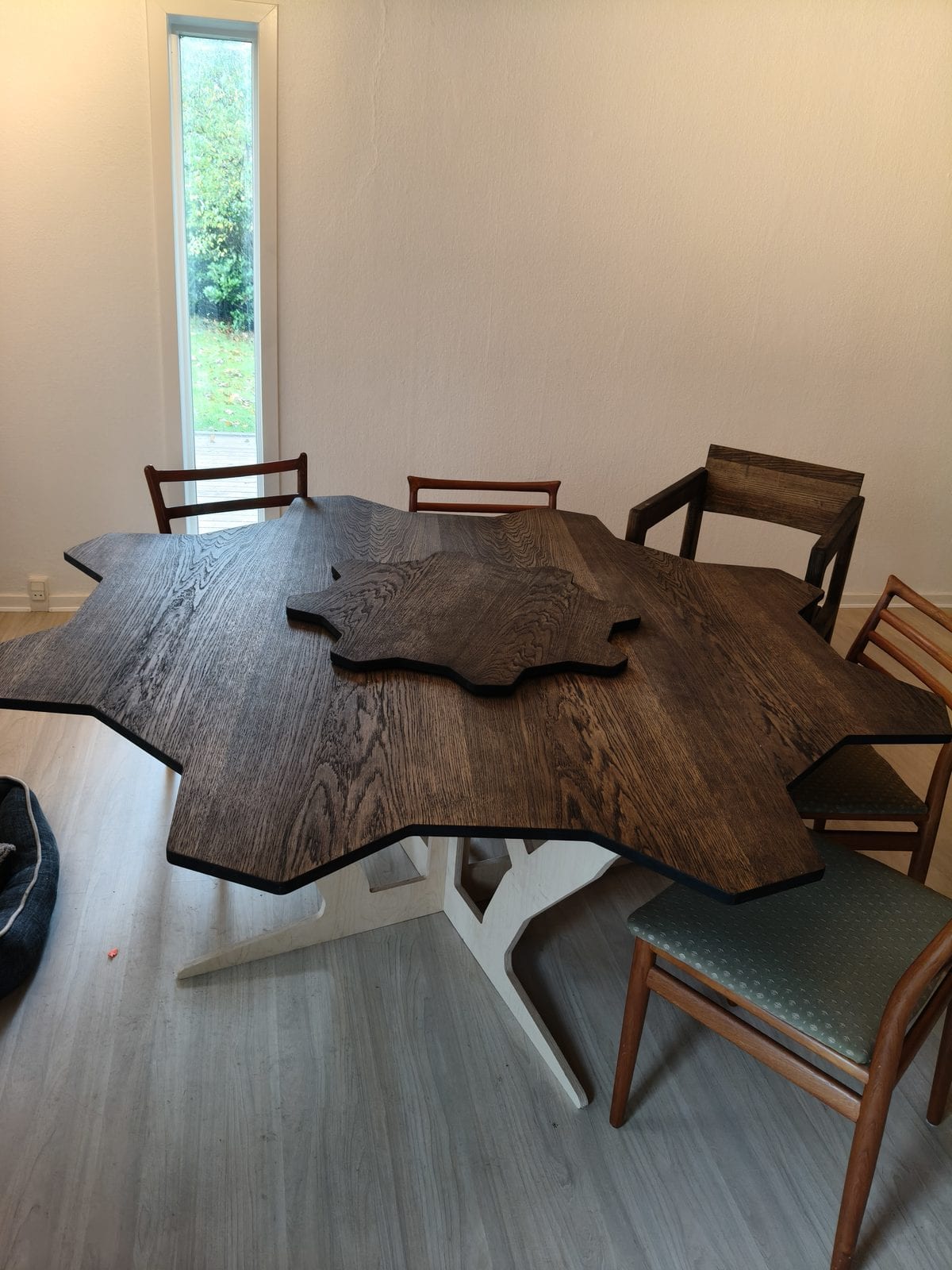 CNC-designed dining table