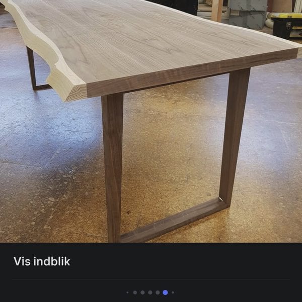 Danish Hawk — Live edge dining table